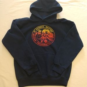 Kids Boston Museum navy blue hoodie size M 6/8